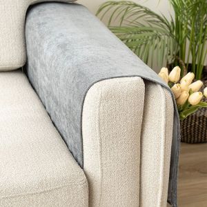 Tấm Lót Đệm Ghế Sofa Hai Bên Rộng Chống Bụi Chống Tuyết Chống Bụi Tay Cầm Khăn Trải Bàn Vải Cotton Pha Trộn