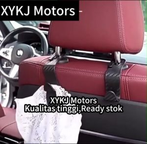 XYKJ Gantungan Barang Mobil Kait Multifungs Karbon Car Hook Gantungan Jok Mobil Kait Kursi Mobil