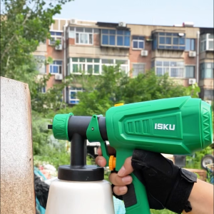 ISKU Pistol semprot cat litiumAlat cat listrikKaleng semprot 800mlKaleng semprot yang dapat disesuaikan