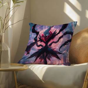 Bandai | Pokemon Elite Four Anime Plush Pillow Cover Soft Short Plush Cushion Cover For Sofa Bedroom Home Decor Gift