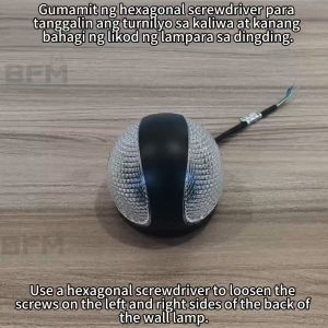 LED Ball Style Wall Lamp: A Modern High-End Energy-Saving IP65 Waterproof Wall Light