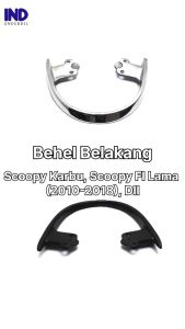 Behel Belakang Karet Alumunium Honda Scoopy Karbu eSP FI New 2010-2020 Genio Handel Handle Hendel Hendle Pegangan Tangan Begel Breket Bracket Besi Jok Jox