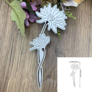 1pc Flower Metal Cutting Dies Mold Flowers Background Scrapbook DIY Paper Craft Knife Mould Blade Punch Stencils