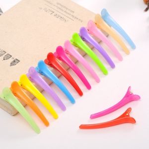 Jelly Color Hair Clips 20 Pieces Cute Side Bun Hairpins Forehead Duckbill Clips Internet Famous Hair Accessories Bananas