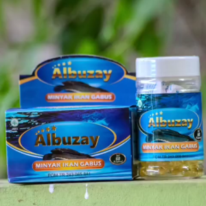 Kapsul Minyak ALBUZAY Albumin Ikan Gabus kutuk Oil BPOM original