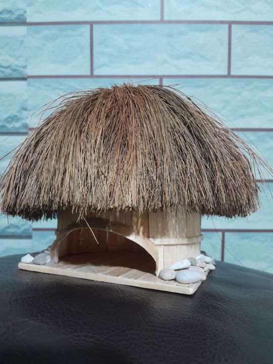 Miniatur rumah adat honai Lazada Indonesia