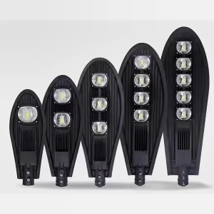 LED Street Light AC220V very bright dustproof heat-resistant IP66 waterproof upgraded heat dissipation corrosion and rust resistant outdoor rainproof thickened shell waterproof drive long range.