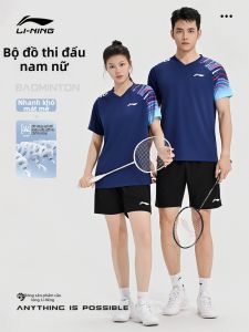 Li-Ning | Bộ Đồ Tập Knit Khô Nhanh Quần Short