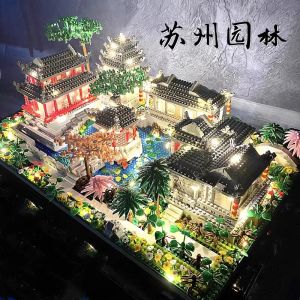 New Year 2025 Suzhou Garden Adult Version High Difficulty Large Size Ten Level Hell Building Blocks Toy for Ages 6 And above