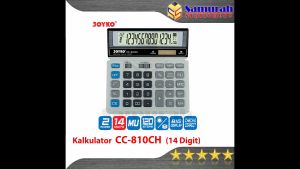Kalkulator Meja Joyko CC 810CH / Calculator 14 Digit / Check Correct / Mesin Hitung CC-810 CH
