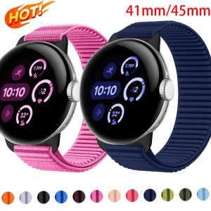 Nylon Loop Strap for Google Pixel Watch 4/3/2/1 41mm Sport Band For Google Pixel Watch 4/3 45mm Breathable Smartwatch Bracelet