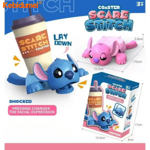 Kebidumei 3pcs Funny Stitch Turtle Coaster Cup Mat 3D Printed Automatic Open Eyed Creative Water Cup Pad Stress Relief Coaster Office Decompression Tools