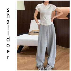 Shalldoer | High Waist Slimming Loose Wide Leg Pants