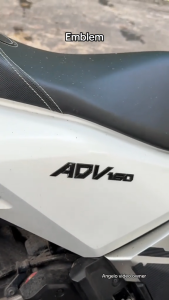 honda adv 160 emblem logo for motorcycle decorative side body gold left and right