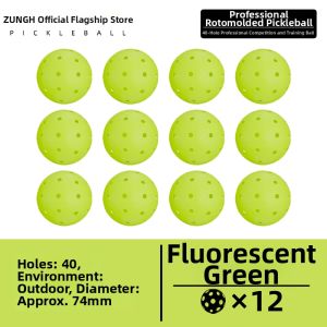ZUNGH | Professional Grade Outdoor 40-hole Pickleballs