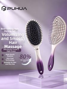 PUHUA | Volumizing Portable Anti Stress Massage Hair Brush