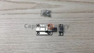 Door Lock Sliding Bar Type Stainless Steel 3 Sizes2/3/4 Inch W/ Screw
