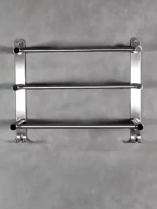 [OKLIFE.SG] Toilet Bathroom Towel Rack Hanger Hang holder racks Wall Hanging Wall-mounted