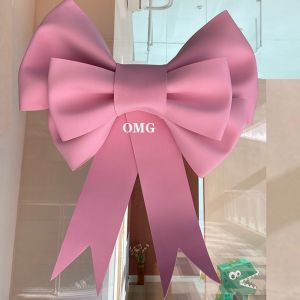 INS Internet Celebrity 1.8 M Oversized Bows Birthday Party Decoration Wedding Room Layout Photo Props Giant Bows