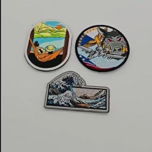 Japan The Great Wave Off KanagawaA-10 ThunderboltHammock Tactical Embroidery Patch Hook & Loop For Clothes Cap Jacket Bags Hat