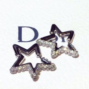 Free Shipping Pentagram Earrings Fashion womens Earrings Golden Jewelry Sparkling Zircon Girls Christmas Gift Wholesale