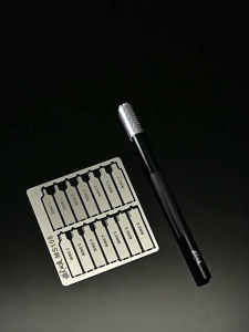 Moshi Flat Core Drill Set (14 in 1) MS-108 Circular Drill Hand Drill Chamfer Drill Bit Scraper Holes