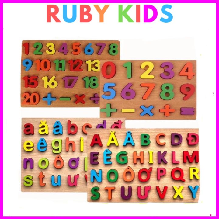 [Giá hủy diệt] Bảng chữ cái tiếng việt, bảng chữ cái gỗ nổi chữ và số ...