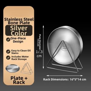 Bone Waste Residue Small Tray High Quality Stainless Steel