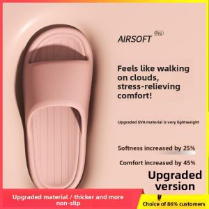 MONLEYTA | 2025 New Couple Home Slippers Womens Outdoor Wearable Anti Slip Deodorant Bathroom Shower Mens Flip Flops EVA Material