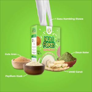 Nutriflakes Sereal Umbi Garut: Atasi Asam Lambung Maag & Menu Diet Menurunkan Berat Badan