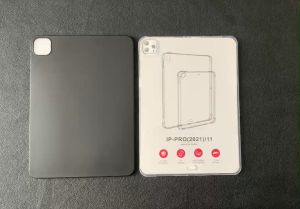 Ốp lưng iPad Air 11 2024 (M2) Air 6Th/ Air 13 2024 (M2)/ Pro 11 2018/ 2020/ 2021/ 2022 đen trong chống sốc cao cấp