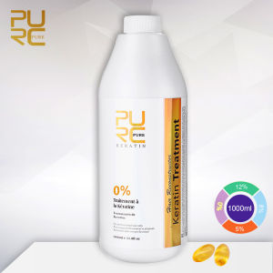 PURC 1000ml Brazilian Keratin Treatment Professional Hair Straightening Repairing Damaged Frizzy Smoothing Salon Products