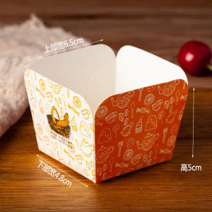 Cốc Giấy Vuông Chịu Nhiệt Độ Cao 100 Chiếc Baking Direct Muffin Mold Baking Utensils Kitchen Utensils Small Pastry Box