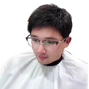 KEQIAO | Full Handmade Real Hair Mens Wig Thin and Comfortable Full-Coverage
