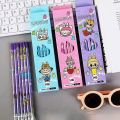 12pcs/Box Cartoon Labubu Pencil Writing Drawing Sketch Student Stationery HB Rubber Pencil Cartoon Student Stationery Prizes. 