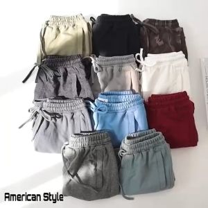 Quần Sọt Màu Trơn Quần Đùi Short Ngắn Basic  Mặc Thường Ngày Dễ Phối Đồ Chất Thun Cotton Dày Co Giãn Dễ Chịu