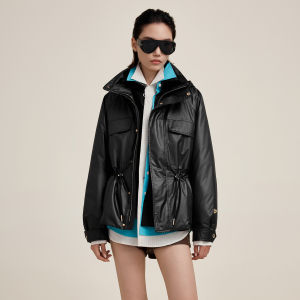 Guvet | Silk Waist Slimming Luxury Down Jacket