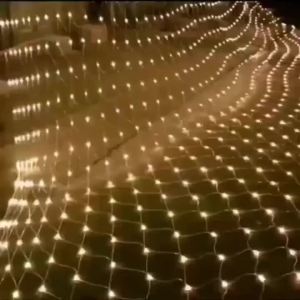 MJJC | LED Net Curtain Light 110V 220V Fairy Lights Outdoor String Christmas Garlands Xmas Party Garden Wedding Decoration 3X2M 6X4M