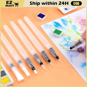 6Pcs Paint Brushes Water Pen Set Brush Pen Refillable Watercolor Brush Pens Water Paint Brushes for Watercolor Painting