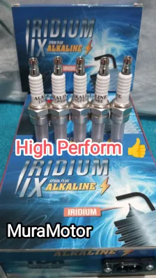 Busi motor Racing Iridium Alkaline IXCPR6E Nmax Vixion Satria MX Beat Fi Vario Kharisma SupraX125 Revo abs Xeon KLX MX King Xabre