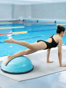 INRT | Core Strength Training Balance Ball Leg Kicking