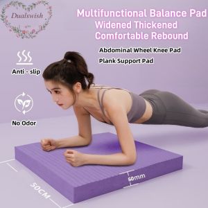 4ซม. เสื่อโยคะแบบหนาใช้ในบ้านโยคะพิลาทิสลูกกลิ้งสร้างกล้ามหน้าท้องฟิตเนสการฝึกสมดุลเสื่อกันลื่นดูดซับแรงกระแทกทนต่อการสึกหรอก้ันเสียงกันลื่นเบาะรองนุ่มสมดุล