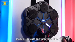 Intelligent electronic music boxing machine wall target training response target home children play rhythm boxing target hanging wall free boxing adult decompression training boxing target Bluetooth boxing trainer electronic target