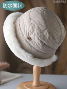 New Arrival Snow Hat Waterproof Ear Protection Winter Outdoors Womens Warm Hat Cotton Padded Thickened Face-Showing Little Korean Style Cold Protection Hat