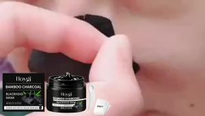 Bamboo Charcoal Blackhead Mask Peel Off Pore Cleansing Nose Mask for Deep Dirt Oil Removal Blackhead Cleansing Skincare