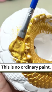 🔥999K gold lacquer🔥gold paint 800ml gold paint for metal Imported large-capacity high-quality gold leaf paint