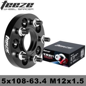 Wheel Spacer Adapter PCD 5x108 CB 63.4 M12x1.5 For Ford Focus C-MAX Taurus Jaguar XJ XF XK S-TYPE 1 Piece