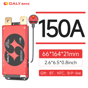 DALY | Hệ Thống Quản Lý Pin Daly BMS LiFePo4 4S-16S 12V-72V 150A Cho Xe Điện Biến Tần Năng Lượng Mặt Trời Gia Đình - Bảo Vệ Quá Tải & Ngắn Mạch