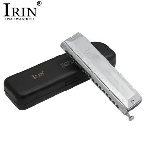 IRIN | IRIN Chromatic Harmonica C Tone Bạc Và Vàng Thích Hợp Cho Học Sinh Chống Gỉ Với Hộp Đựng Để Luyện Tập Và Biểu Diễn
