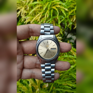 SEIKO 7009-3040 Silver Gold Dial Vintage Second Original | Jam Tangan Pria Preloved